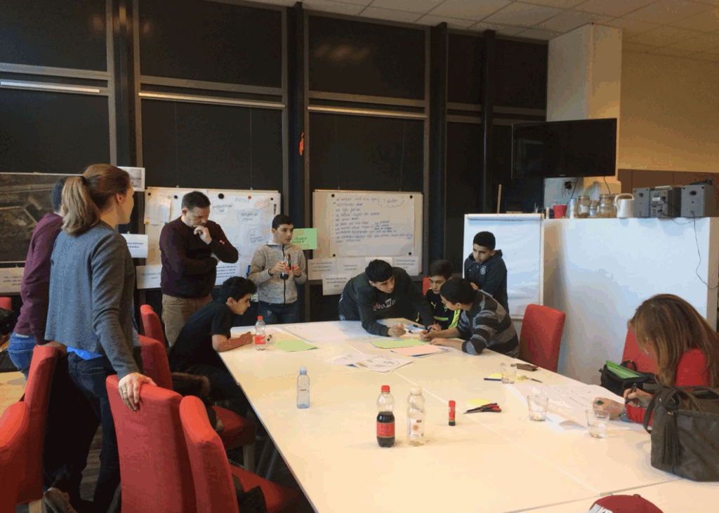 Focusgroep met jongeren van de L-Flat, PAO Vollenhove in the Picture, Zeist