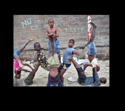 Children showing their talents, Education & Talent Challenge, Kenya