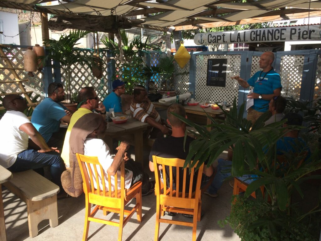 Meeting Fisheren and Saba Conservation Foundation, Save our Sharks Saba