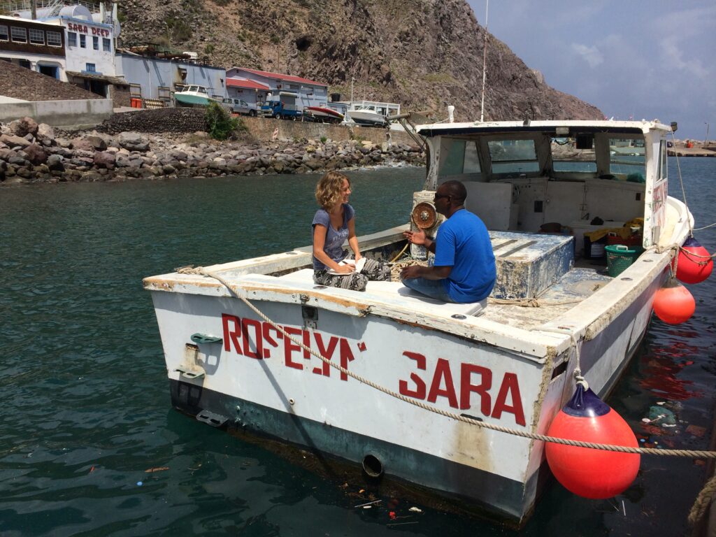 Interview with fisherman, Participatory Action Research 'Save Our Sharks', Saba